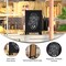 Flash Furniture Black Magnetic Tabletop/Hanging Chalkboard HFKHD-GDIS-CRE8-222315-GG - alternate 3
